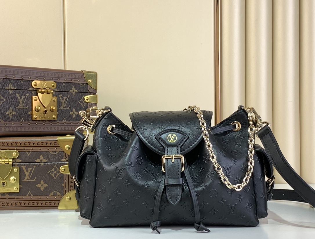 Designer Odyssée Fashion Leather - Black - Gorchic - $128.99