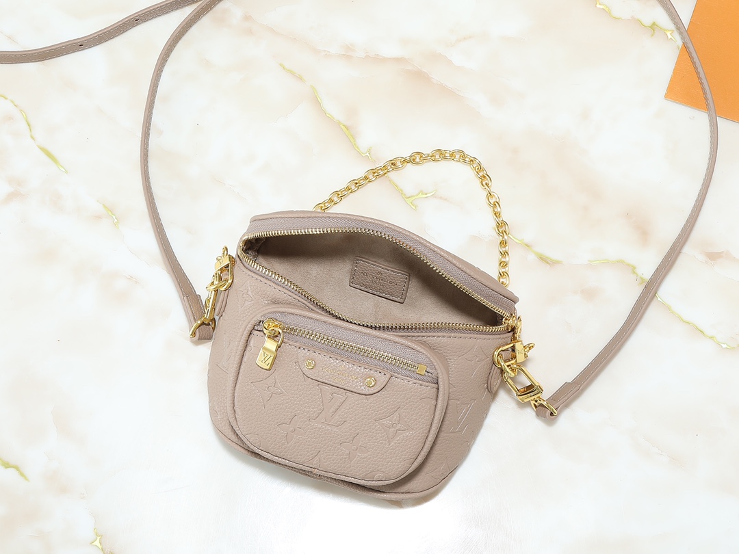 Designer Empreinte Monogram Leather Sand Mini Bumbag - Bag - Gorchic - $107.99