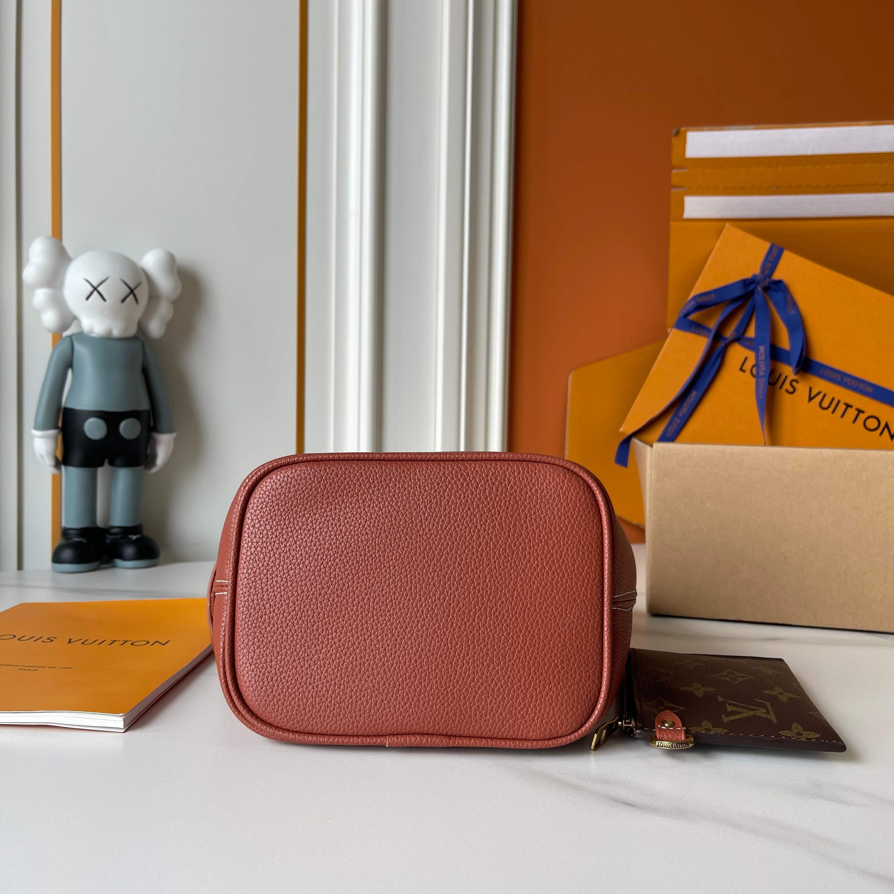 Designer Low Key All In BB Calf leather - Cognac Brown - Gorchic - $120.99