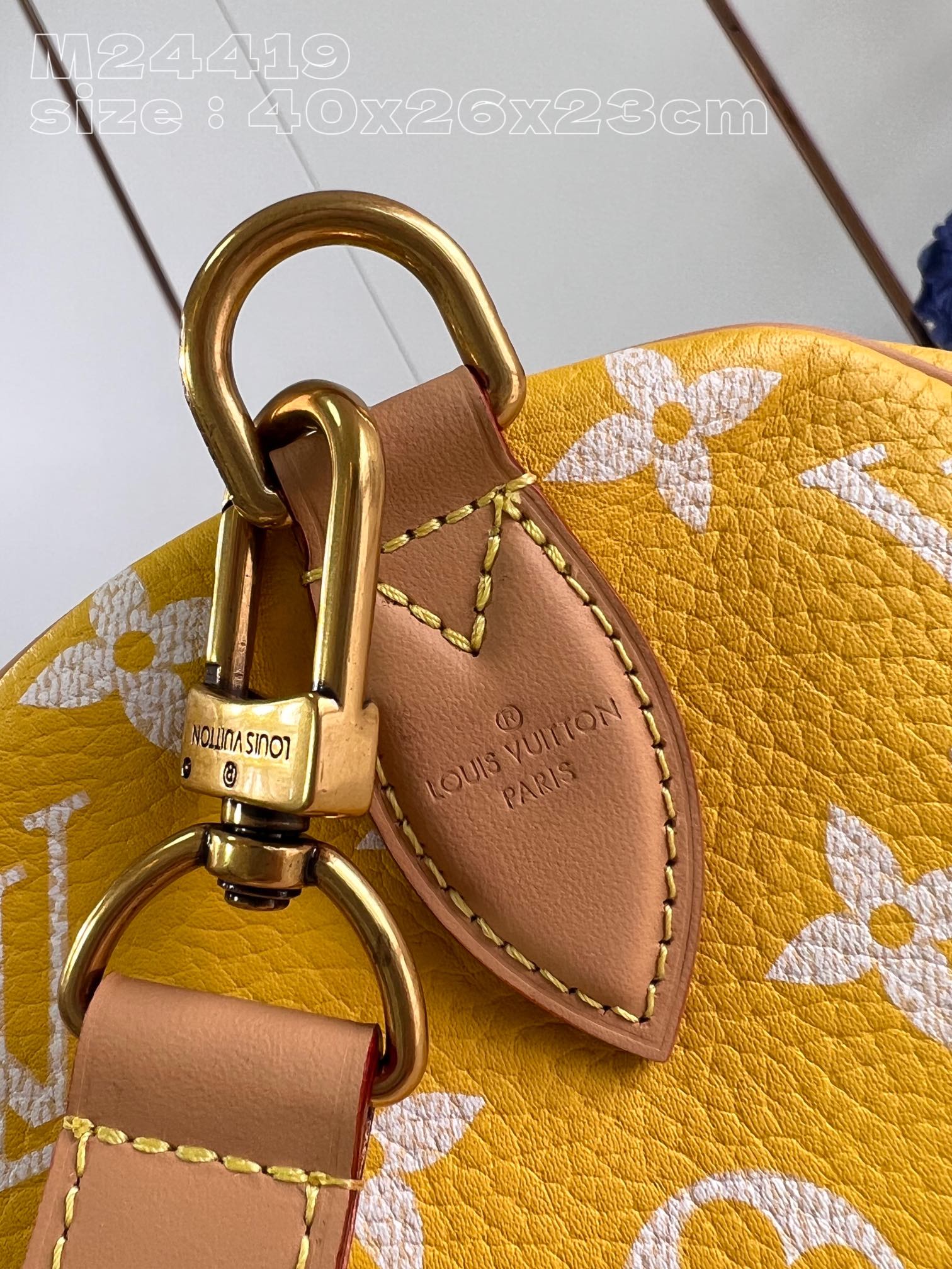 Designer Speedy P9 Bandoulière 40  Jaune Mat - Bag - Gorchic - $141.99