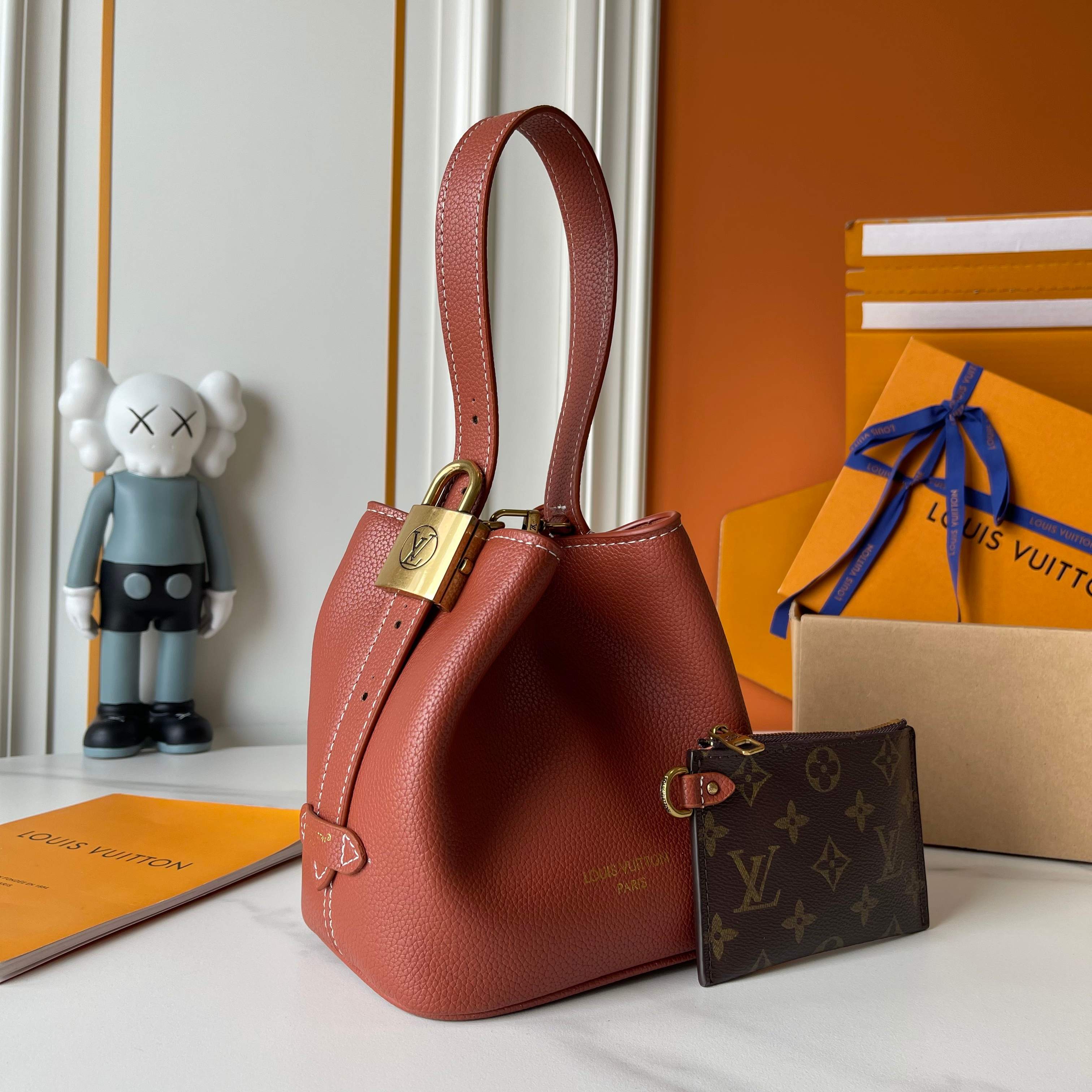 Designer Low Key All In BB Calf leather - Cognac Brown - Gorchic - $120.99