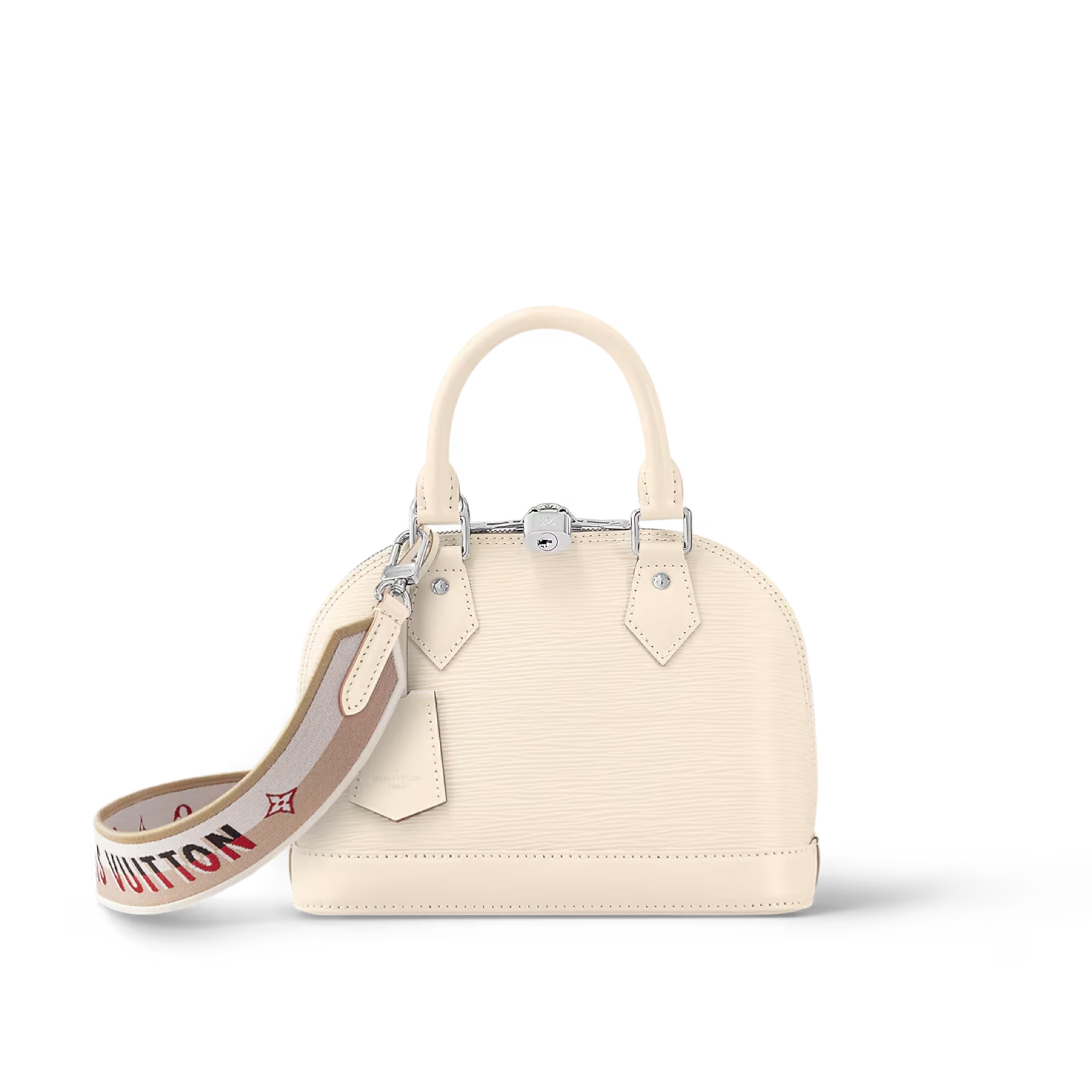 Designer Alma BB Epi grained cowhide leather - Quartz - Gorchic - $130.99