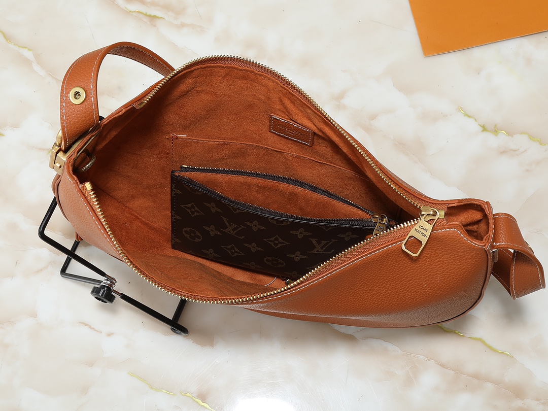 Designer Low Key Cookie MM Calfskin - Cognac - Gorchic - $126.99