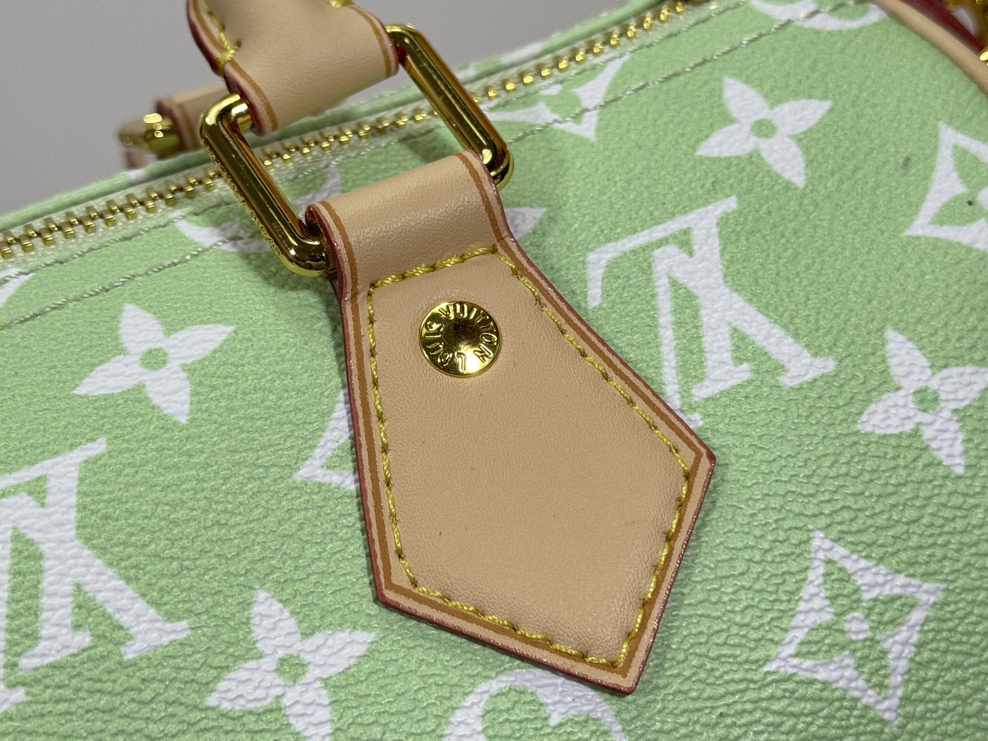 Designer SPEEDY P9 BANDOULIERE 30 HANDBAG Frozen Lime - Vert Clair - Bag - Gorchic - $137.99