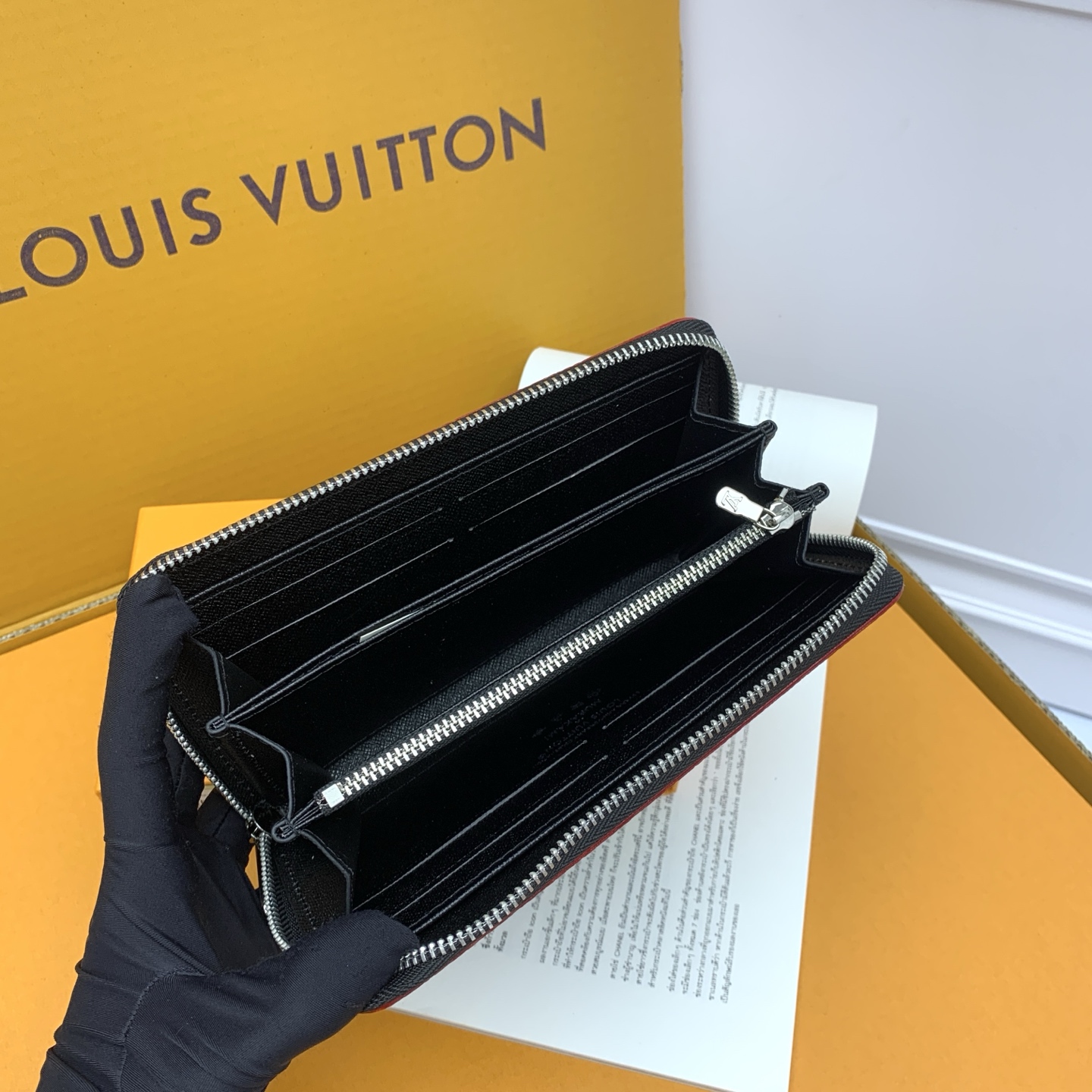 Designer X Takashi Murakami x TM Clemence Wallet Monogram - Black - Gorchic - $89.99