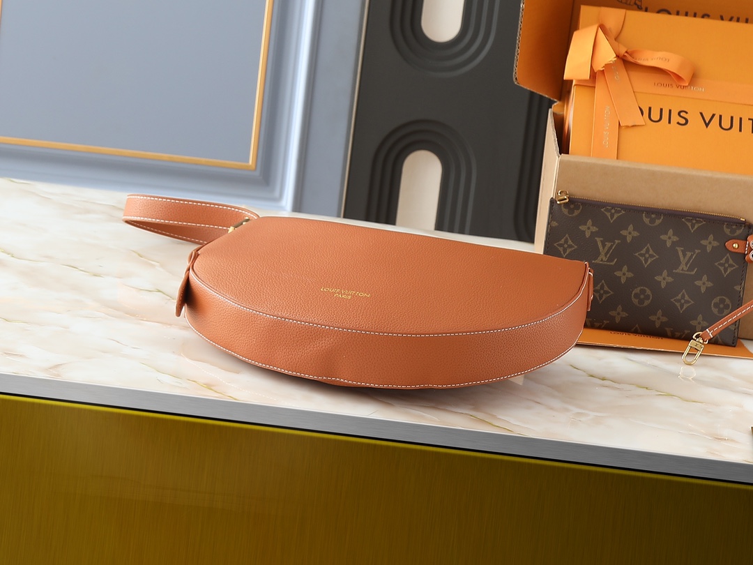 Designer Low Key Cookie MM Calfskin - Cognac - Gorchic - $126.99