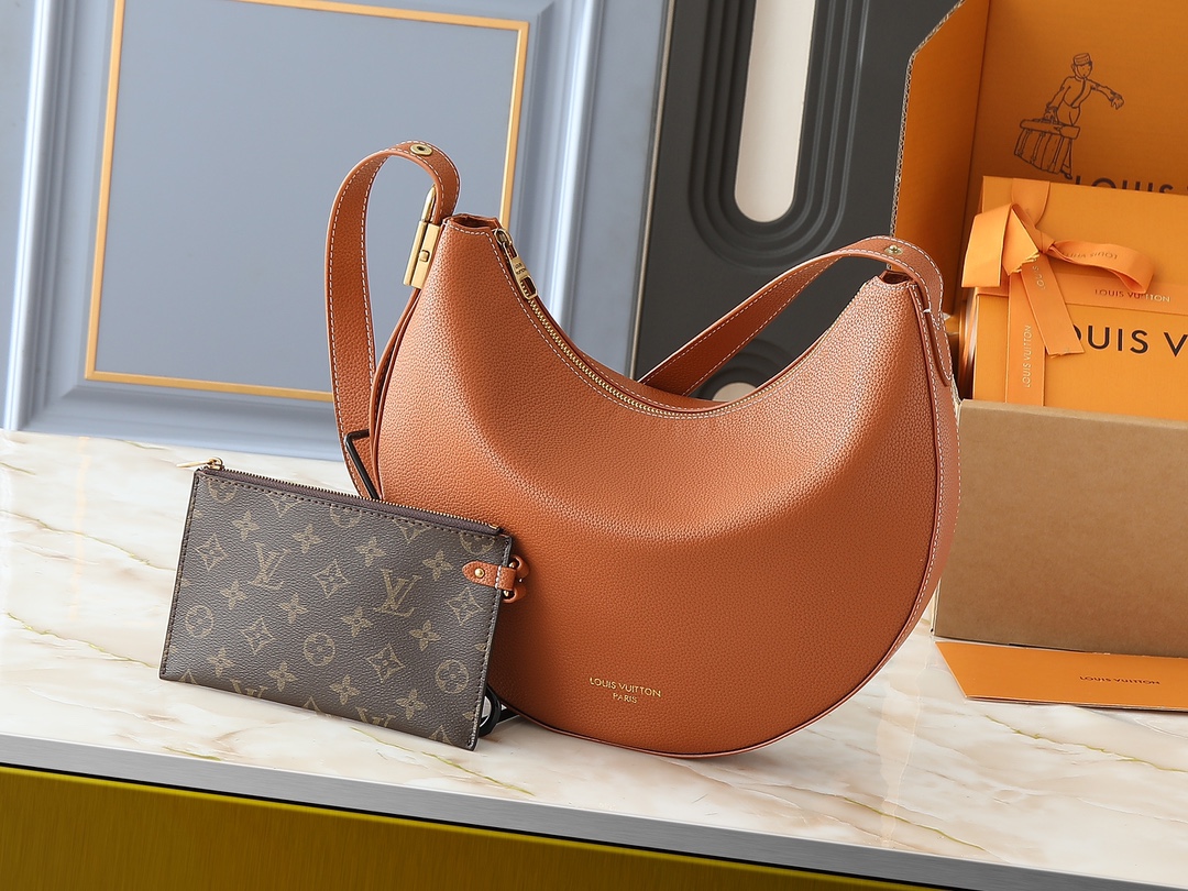 Designer Low Key Cookie MM Calfskin - Cognac - Gorchic - $126.99