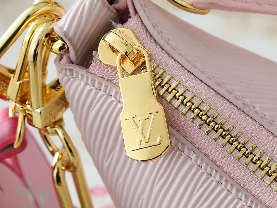 Designer LV x TM Marellini Epi grained cowhide leather - Cheeky Pink - Gorchic - $128.99