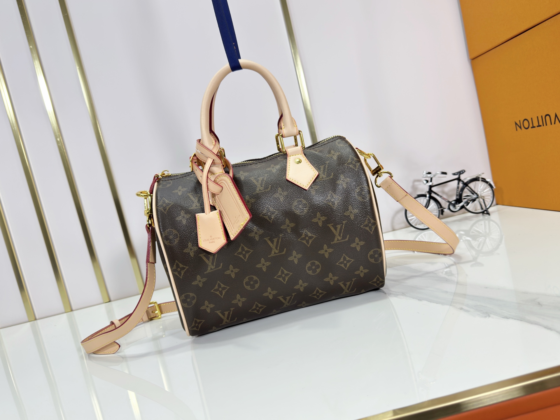 Designer Monogram SPEEDY P9 BANDOULIERE 25 HANDBAG - Bag - Gorchic - $143.99