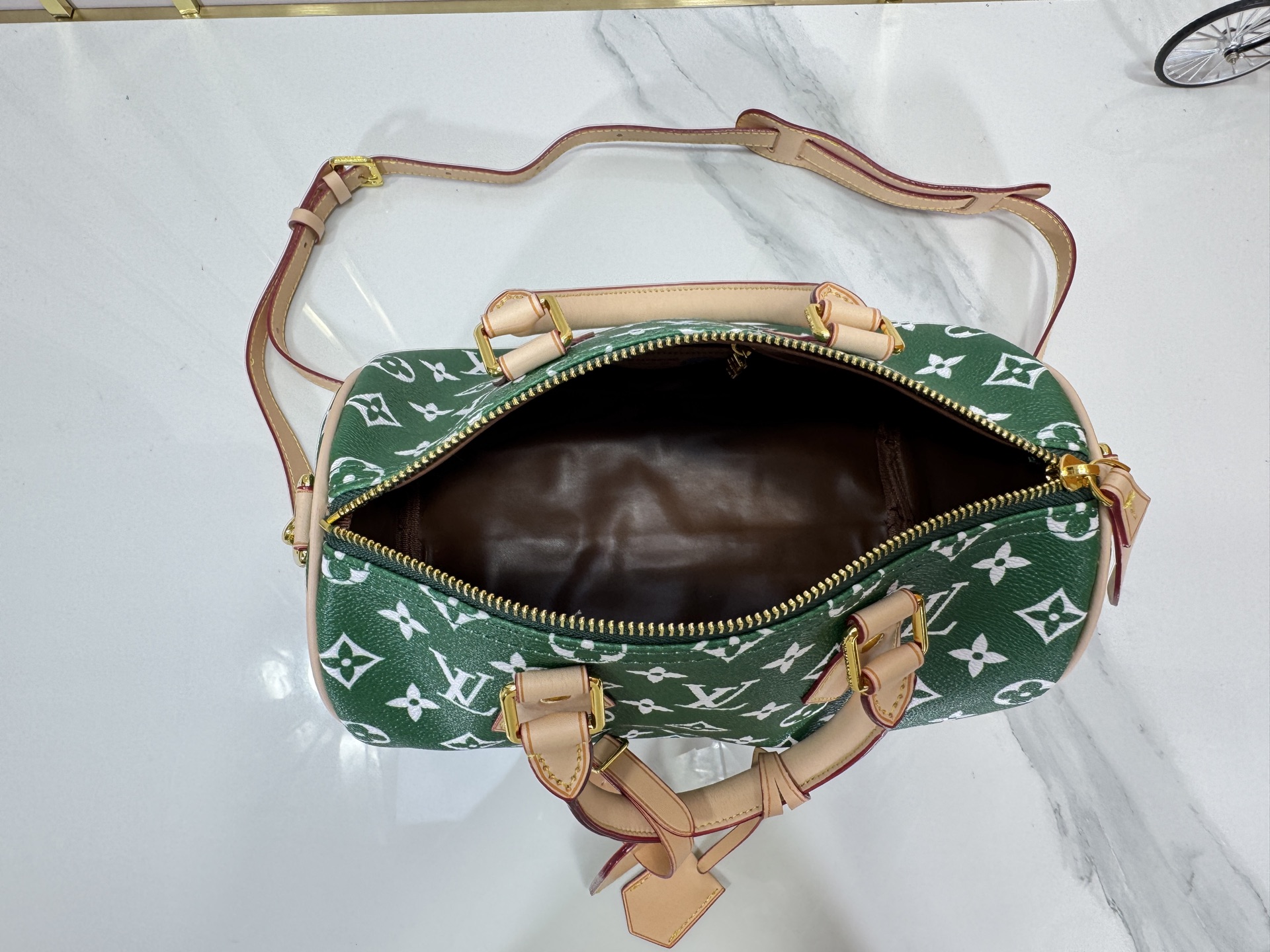 Designer Monogram SPEEDY P9 BANDOULIERE 25 HANDBAG - Bag - Gorchic - $143.99