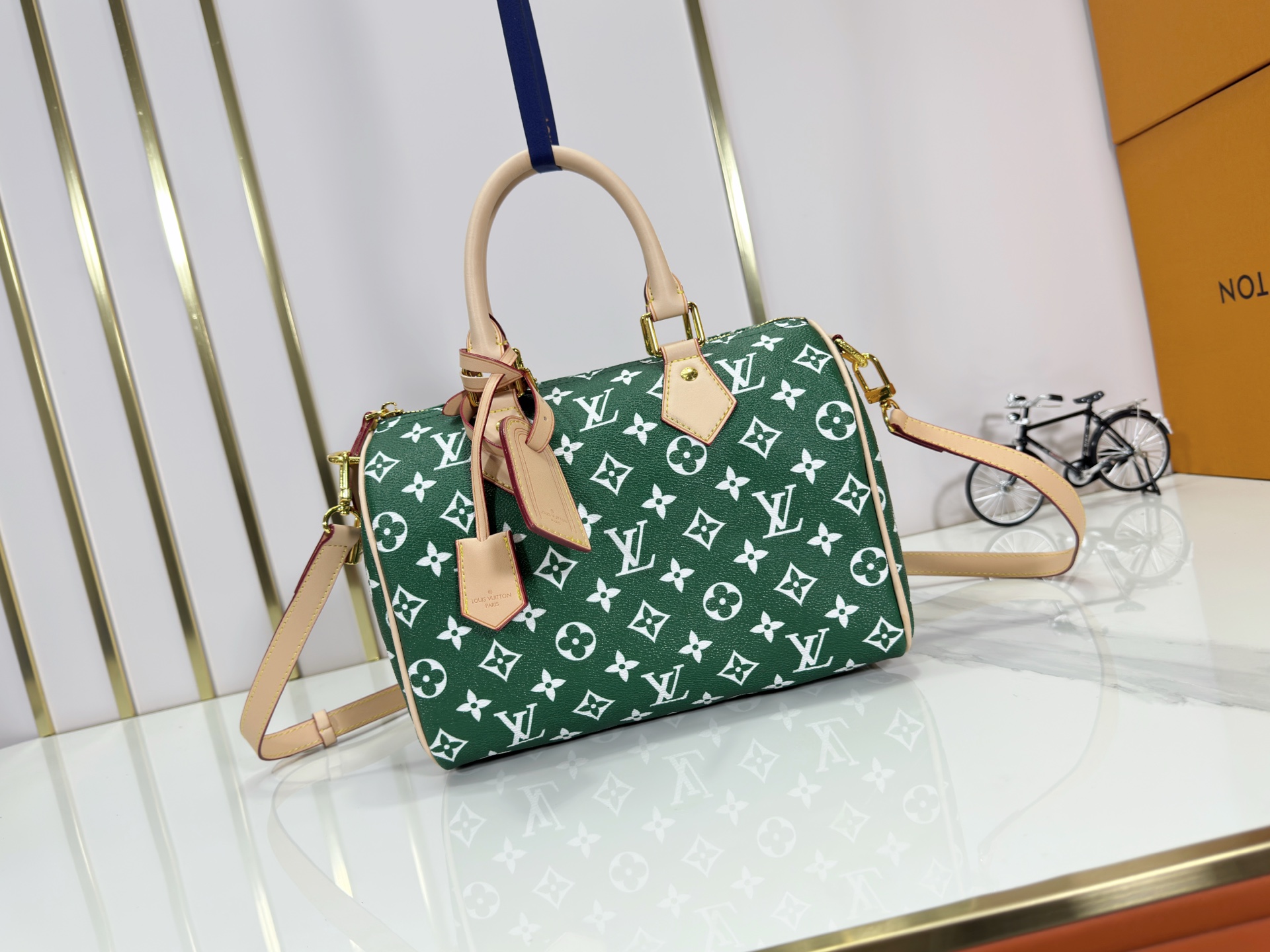 Designer Monogram SPEEDY P9 BANDOULIERE 25 HANDBAG - Bag - Gorchic - $143.99