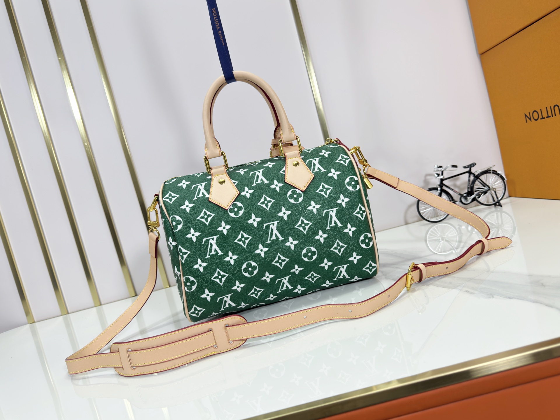 Designer Monogram SPEEDY P9 BANDOULIERE 25 HANDBAG - Bag - Gorchic - $143.99