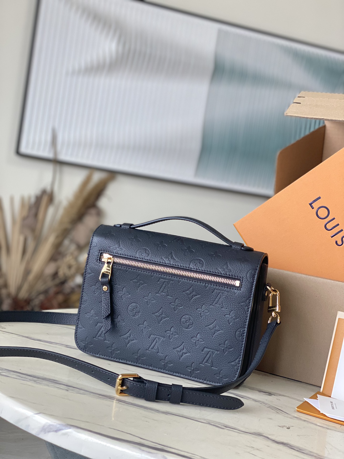 [TOP]Designer Empreinte Monogram Leather Black Pochette Métis - Bag - Gorchic - $382.99