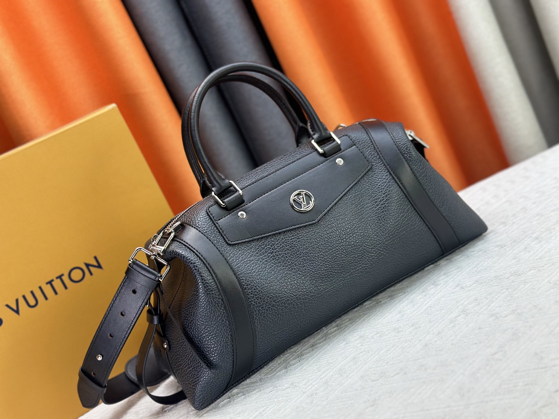 Designer LV Biker Handbag - Black - Gorchic - $128.99