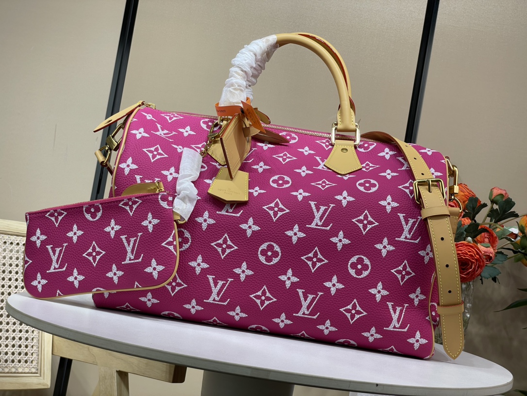 [TOP]Designer Speedy P9 Bandoulière 40  Pink/Purple - Bag - Gorchic - $713.99