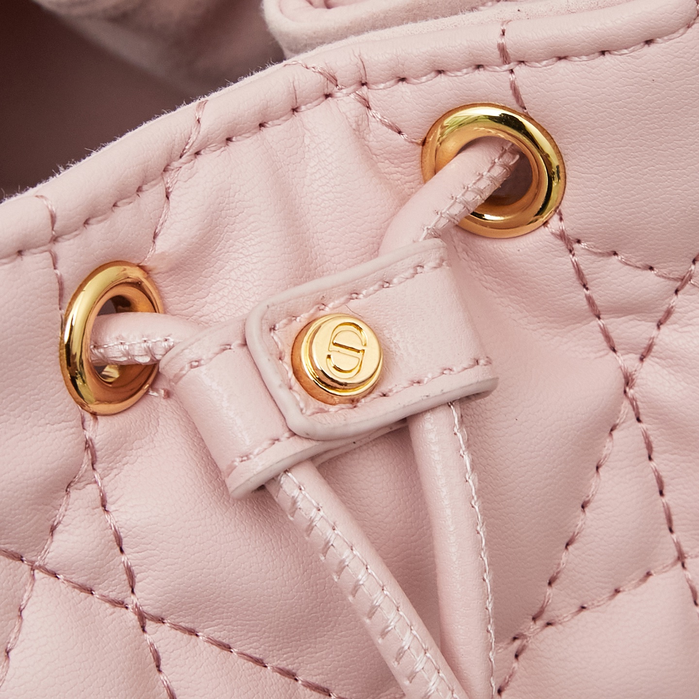 D-Inspired Caro Bucket Bag - Blush Pink - Gorchic - $144.99