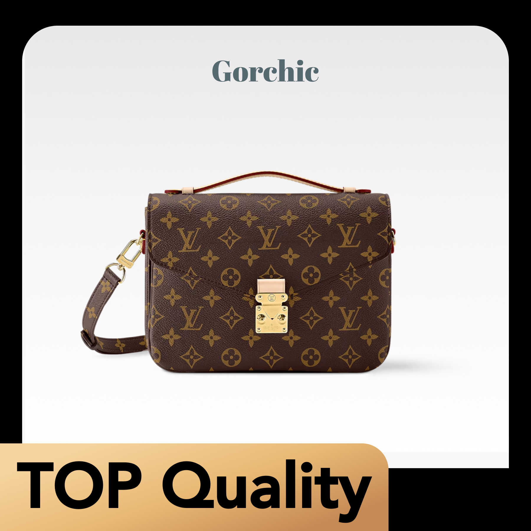[TOP]Designer Metis Pochette Monogram Brown - Crossbody Bag - Gorchic - $382.99