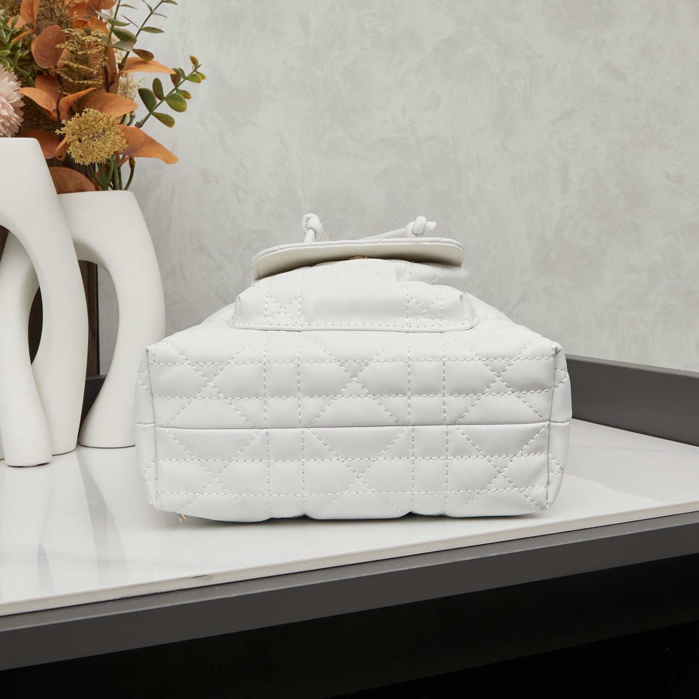 D-Inspired Caro Bucket Bag - White - Gorchic - $144.99