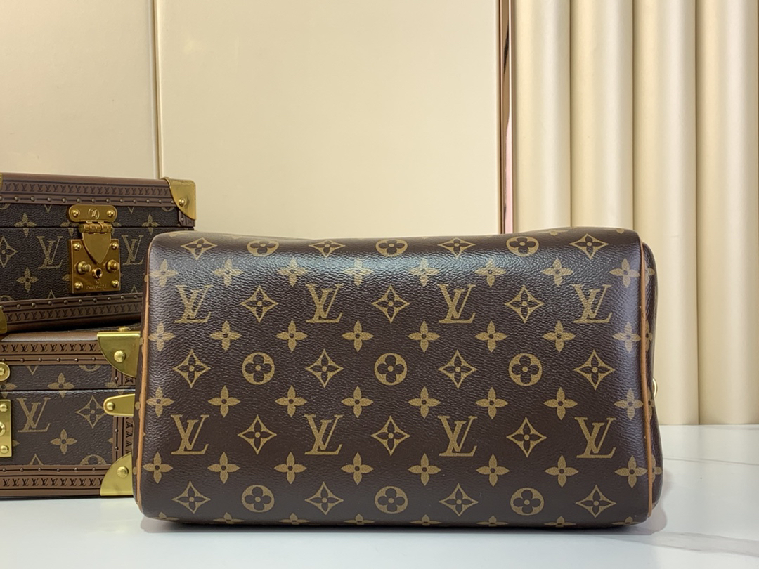 [TOP]Designer Speedy Soft 30 Boho Khaki Handbag - Gorchic - $403.99