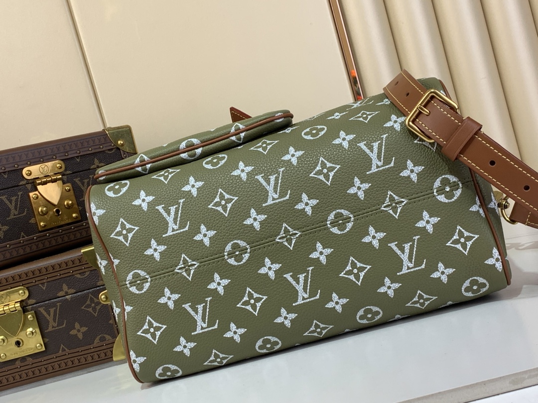 [TOP]Designer SPEEDY P9 BANDOULIERE 30 HANDBAG Green Sancha - Bag - Gorchic - $659.99