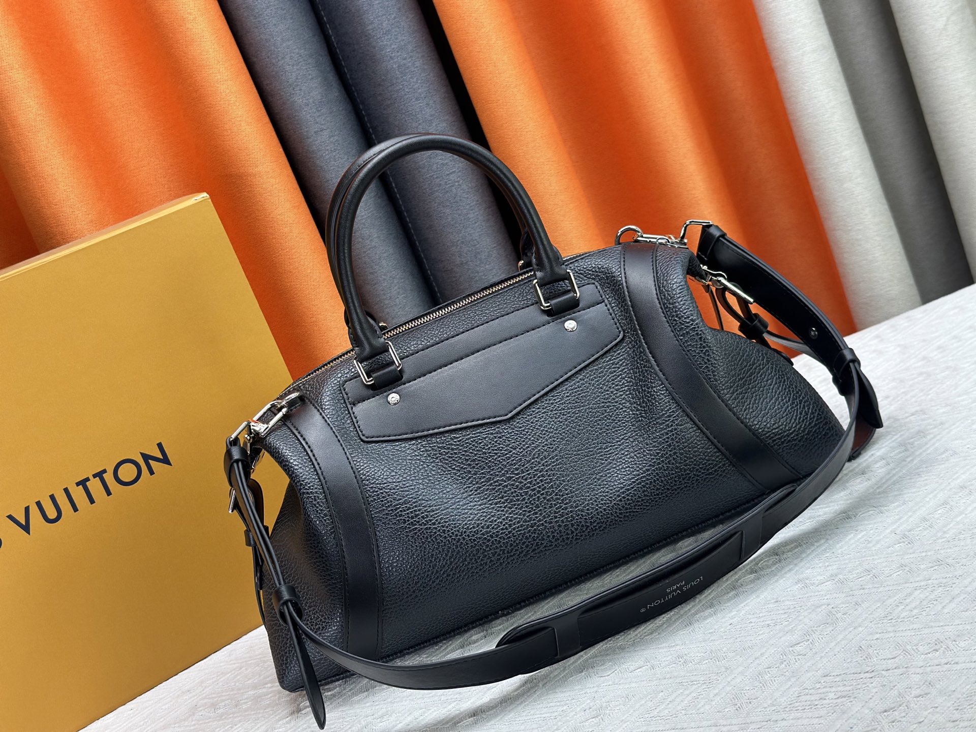 Designer LV Biker Handbag - Black - Gorchic - $128.99