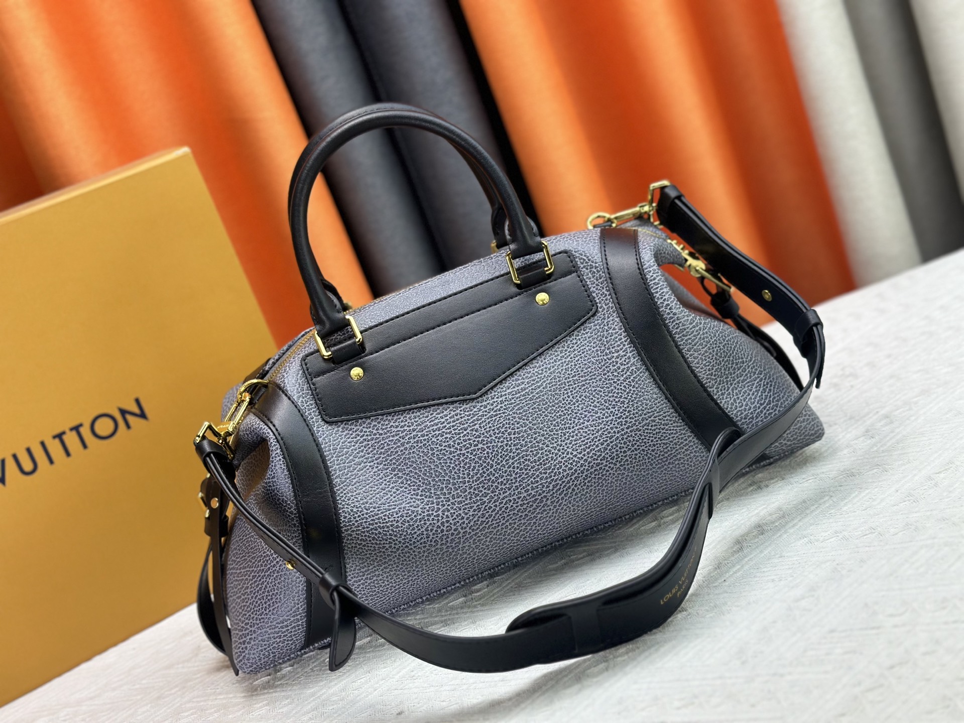 Designer LV Biker MM Handbag - Dark Denim - Gorchic - $136.99