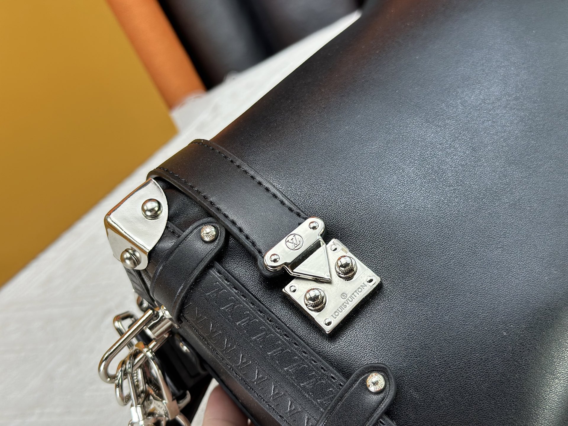 Designer Side Trunk MM Handbag - Black - Gorchic - $136.99