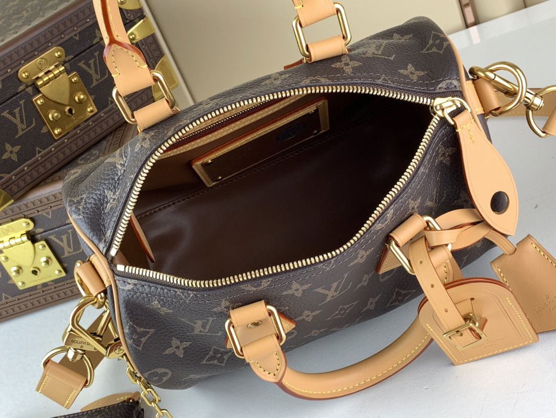 [TOP]Designer SPEEDY P9 BANDOULIERE 25 HANDBAG - Bag - Gorchic - $553.99