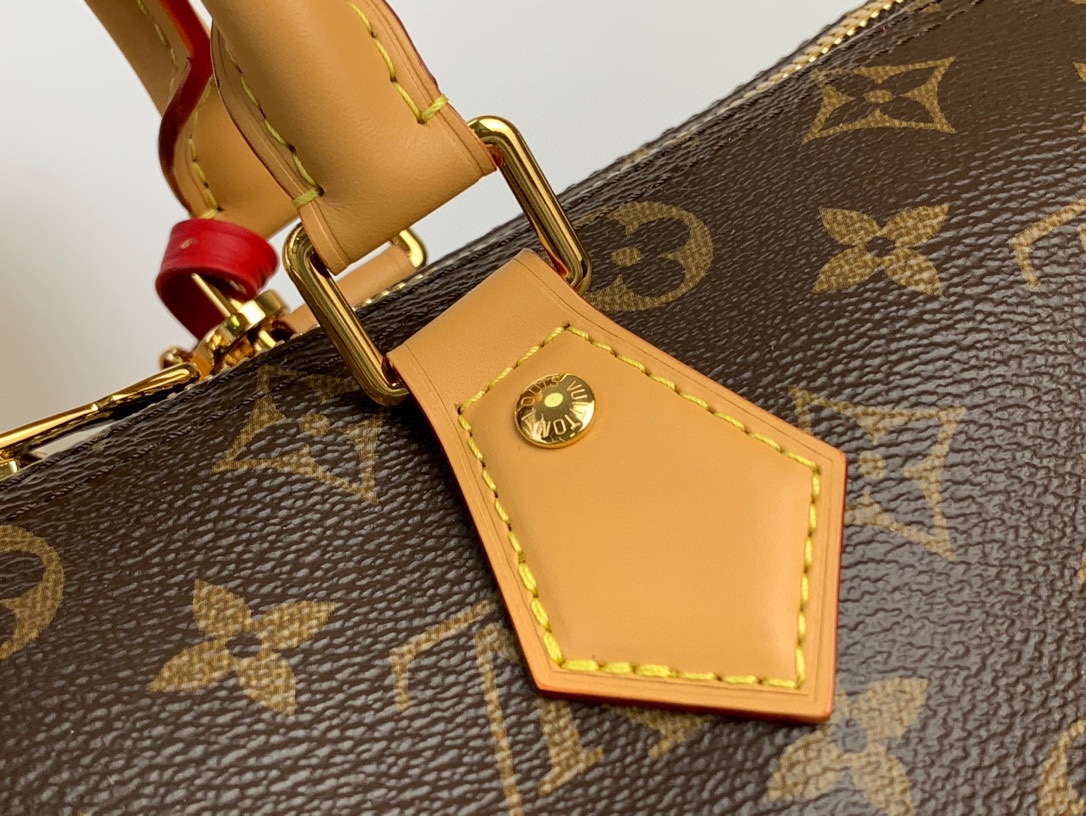 [TOP]Designer Speedy Soft 30 Crafty Boho Red Handbag - Gorchic - $403.99