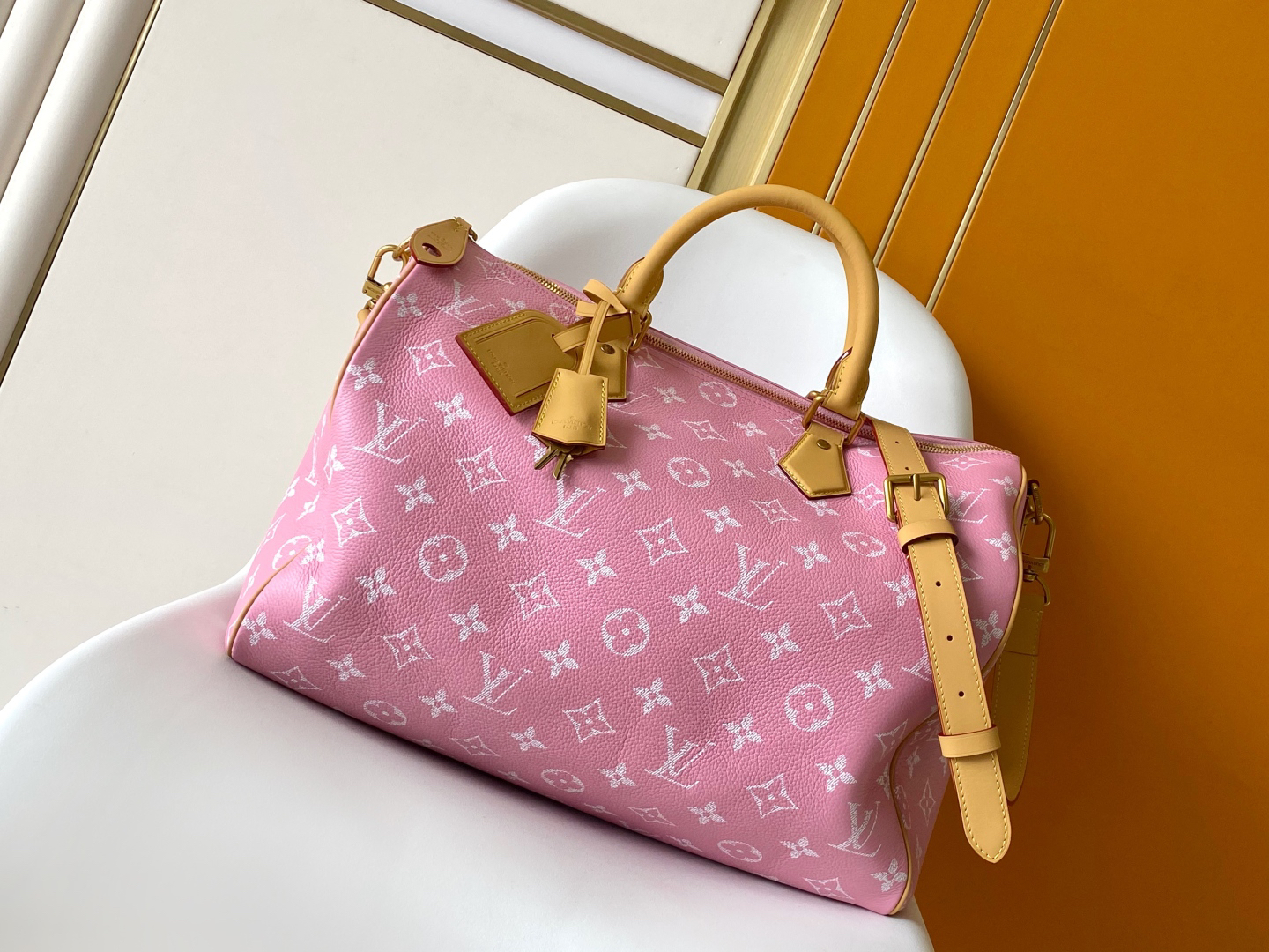 [TOP]Designer Speedy P9 Bandoulière 40  Candy Pink - Bag - Gorchic - $713.99