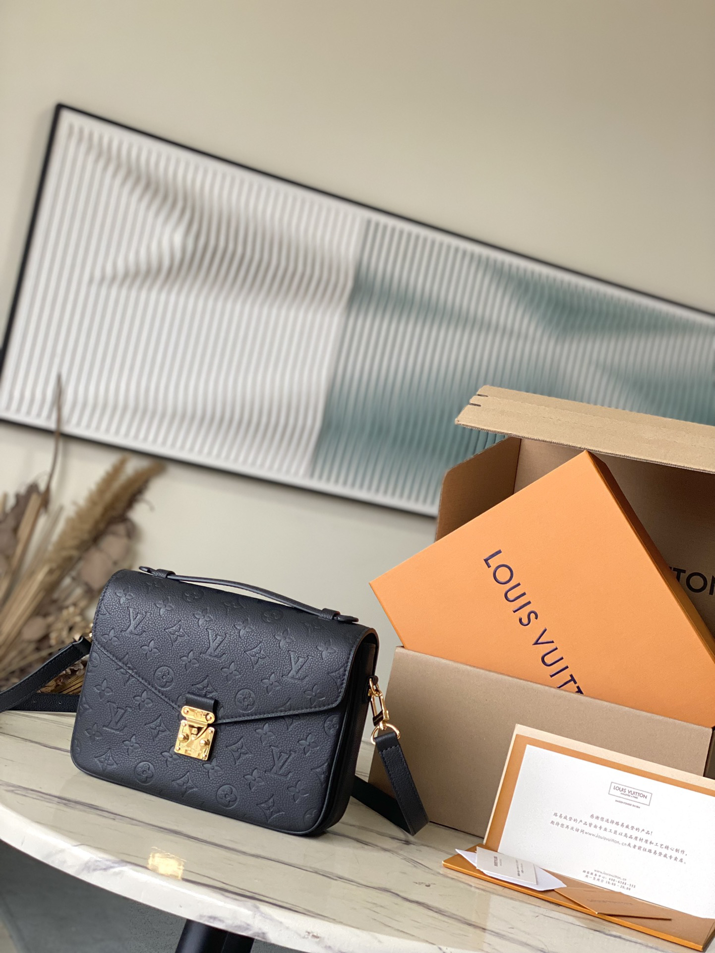 [TOP]Designer Empreinte Monogram Leather Black Pochette Métis - Bag - Gorchic - $382.99