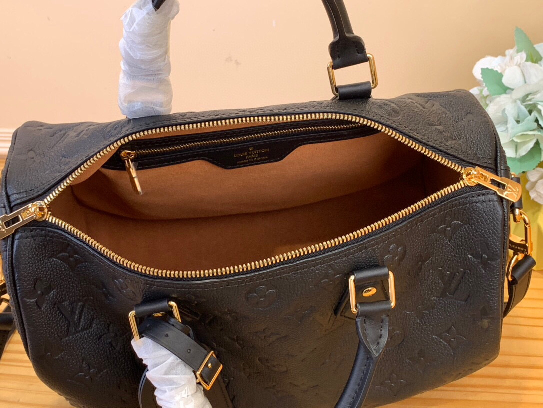 [TOP]Designer Speedy Soft 30 Bag-Black - Bag - Gorchic - $419.99