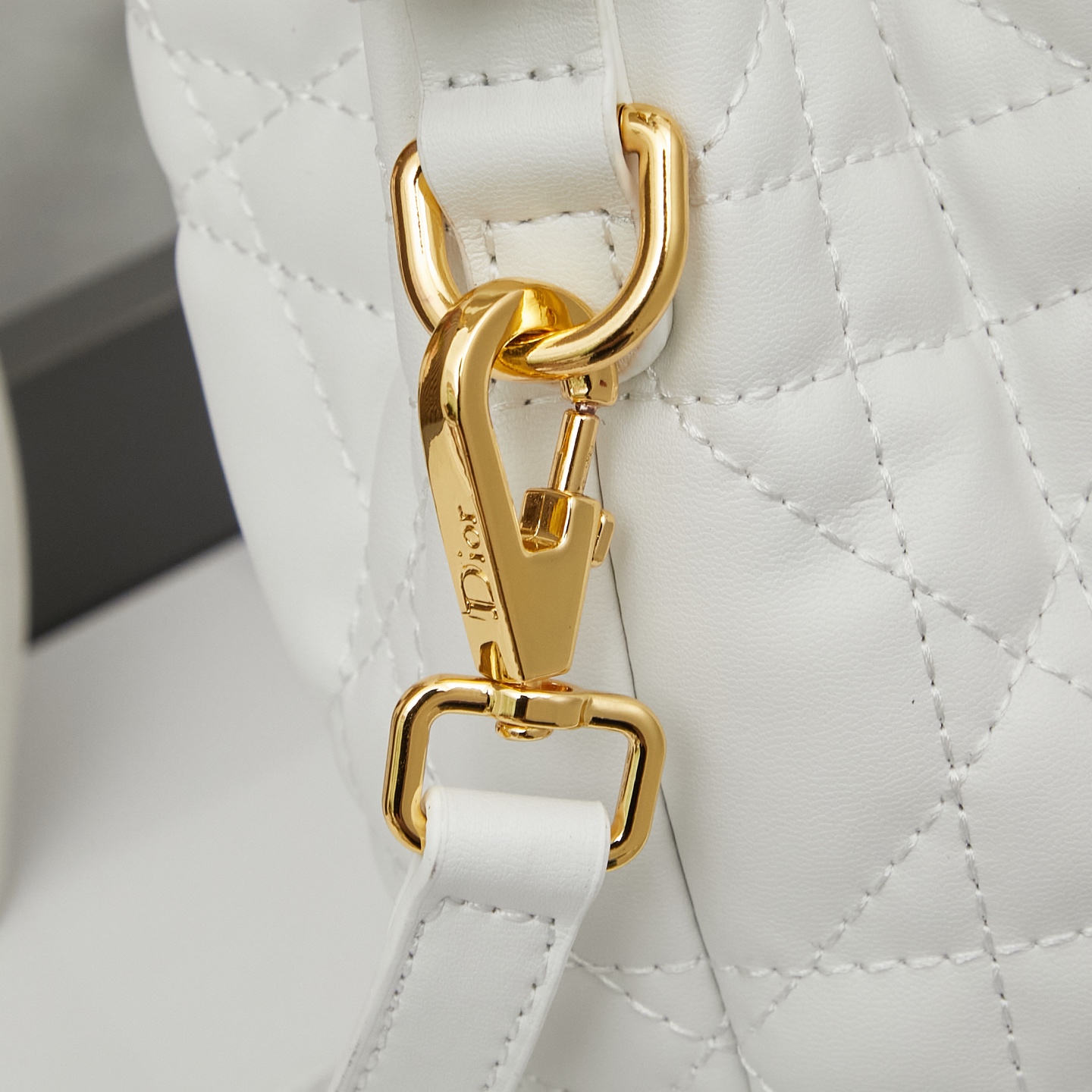 D-Inspired Caro Bucket Bag - White - Gorchic - $144.99