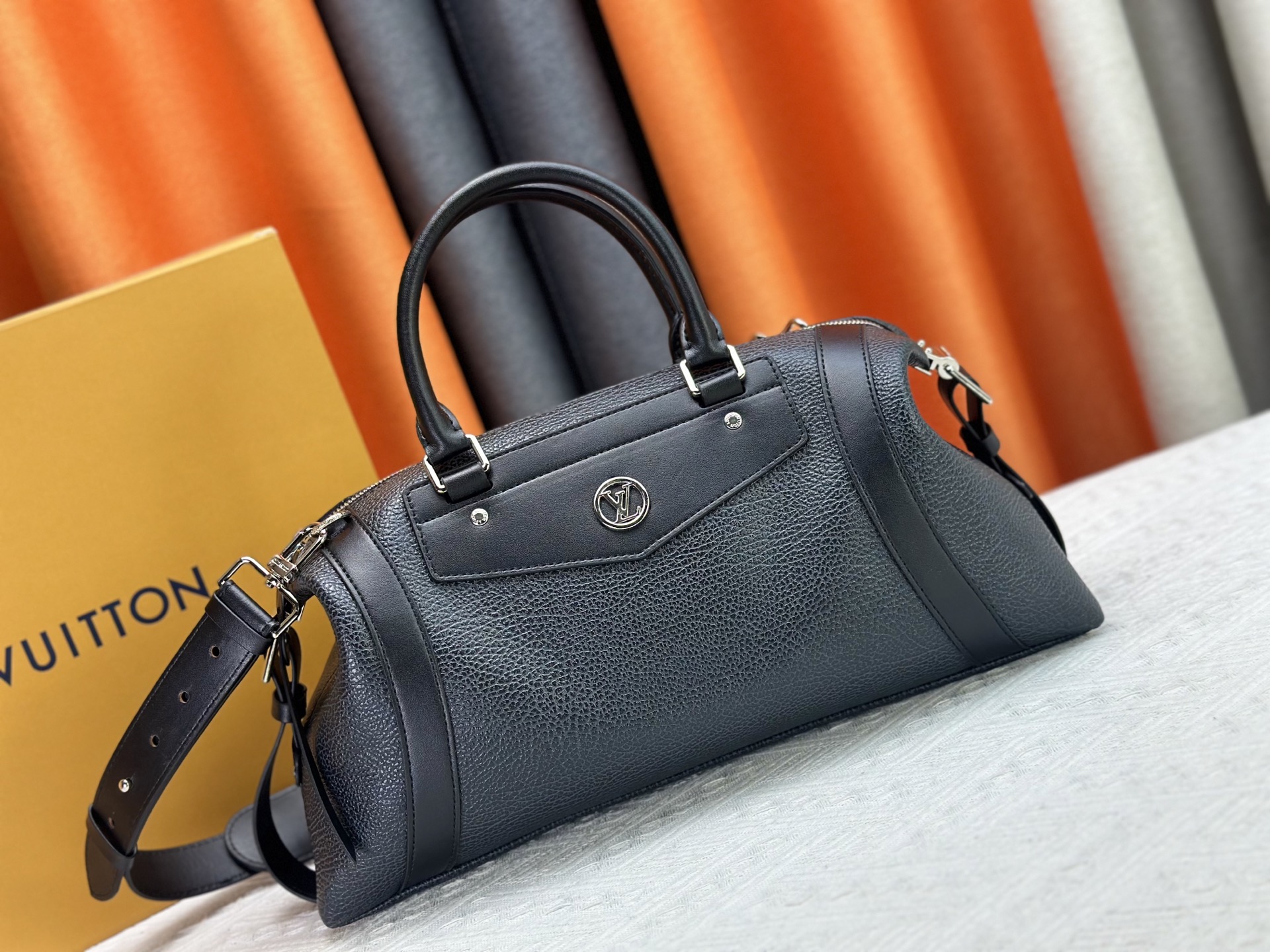 Designer LV Biker Handbag - Black - Gorchic - $128.99