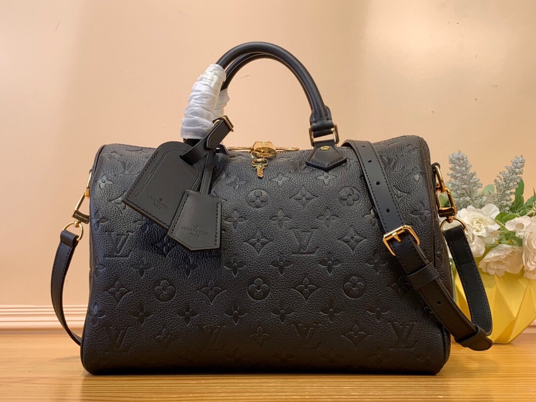 [TOP]Designer Speedy Soft 30 Bag-Black - Bag - Gorchic - $419.99