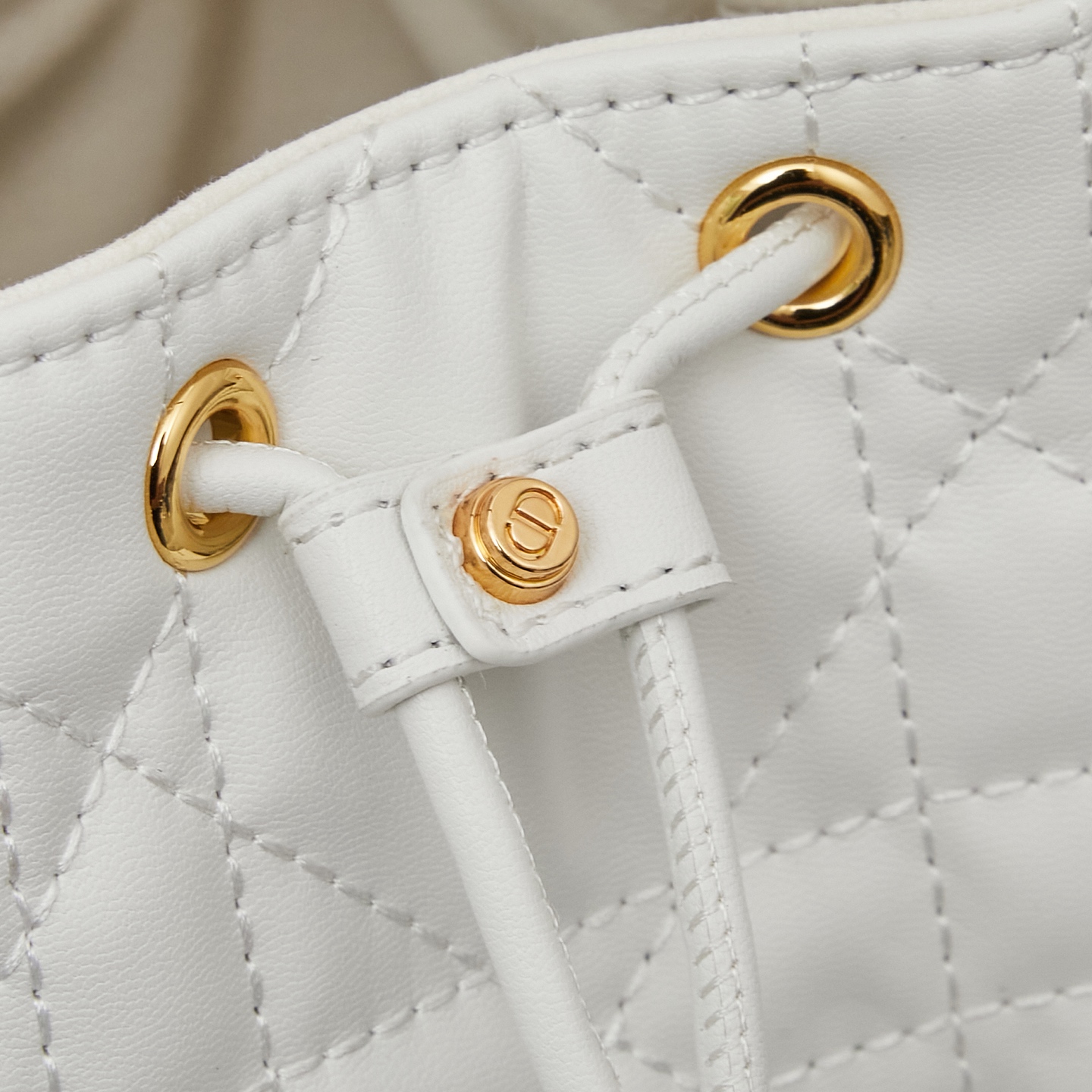 D-Inspired Caro Bucket Bag - White - Gorchic - $144.99