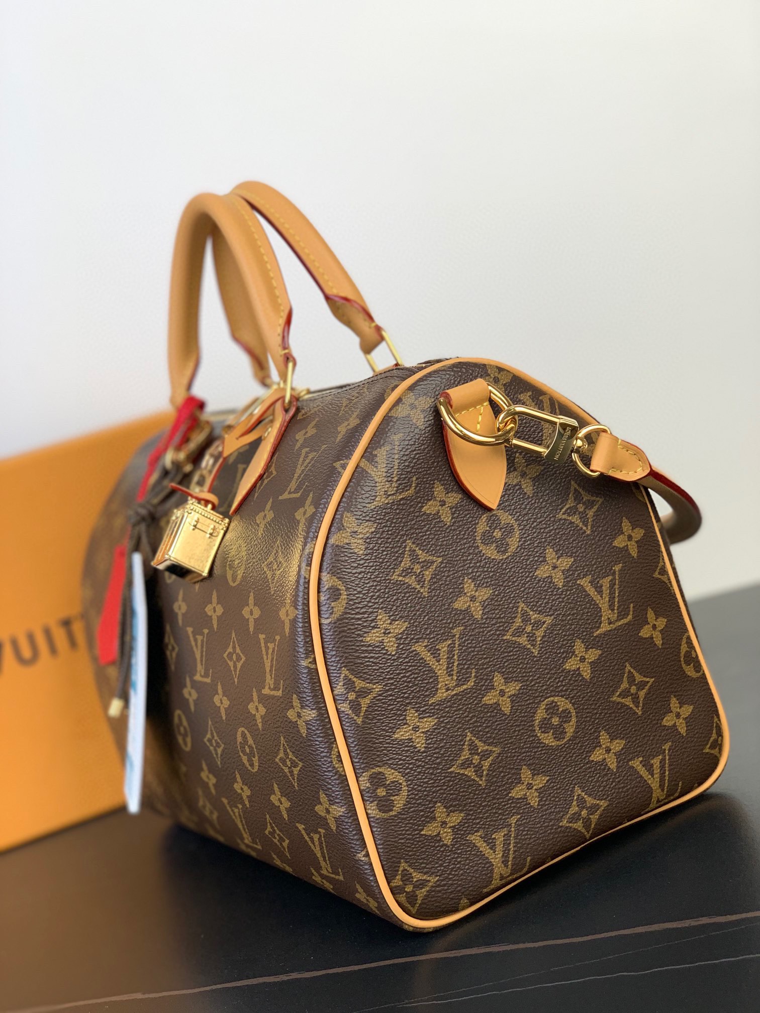 [TOP]Designer Speedy Soft 30 Crafty Boho Red Handbag - Gorchic - $403.99