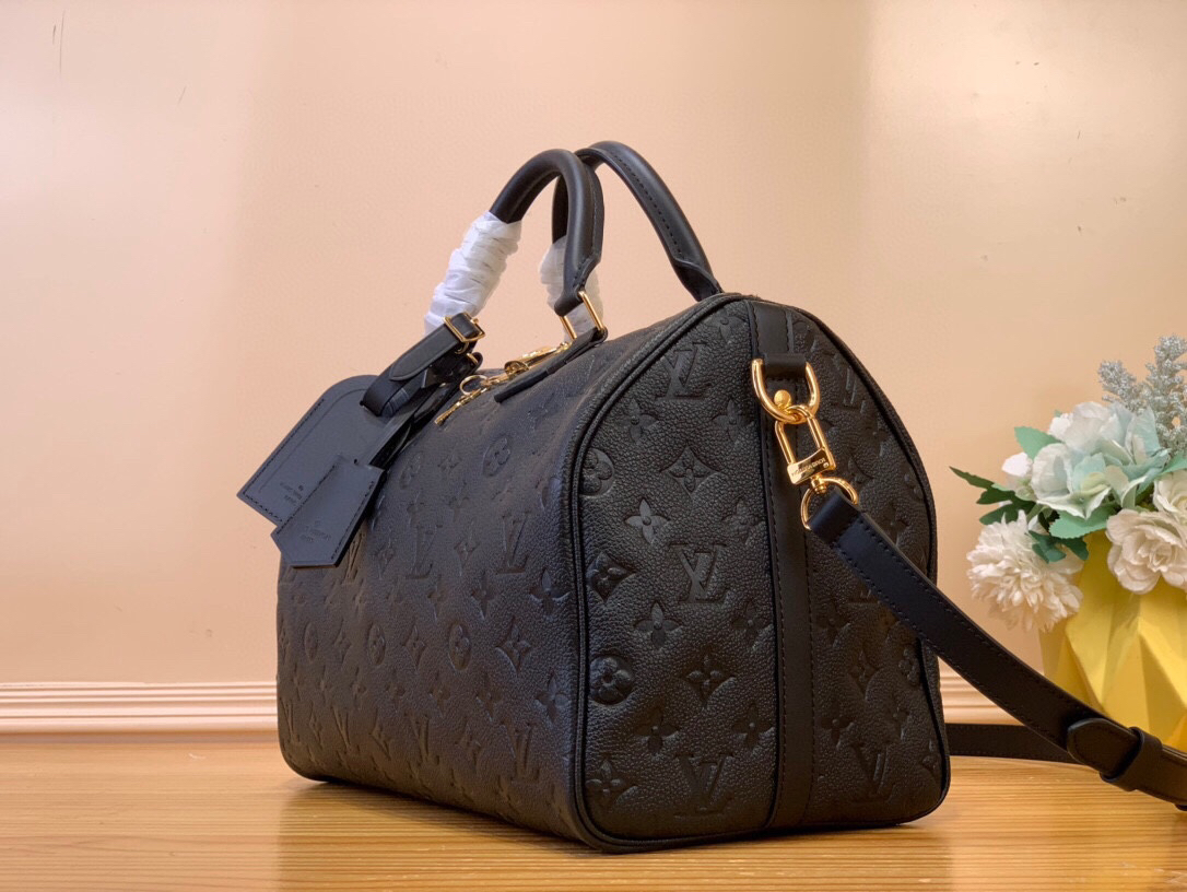 [TOP]Designer Speedy Soft 30 Bag-Black - Bag - Gorchic - $419.99