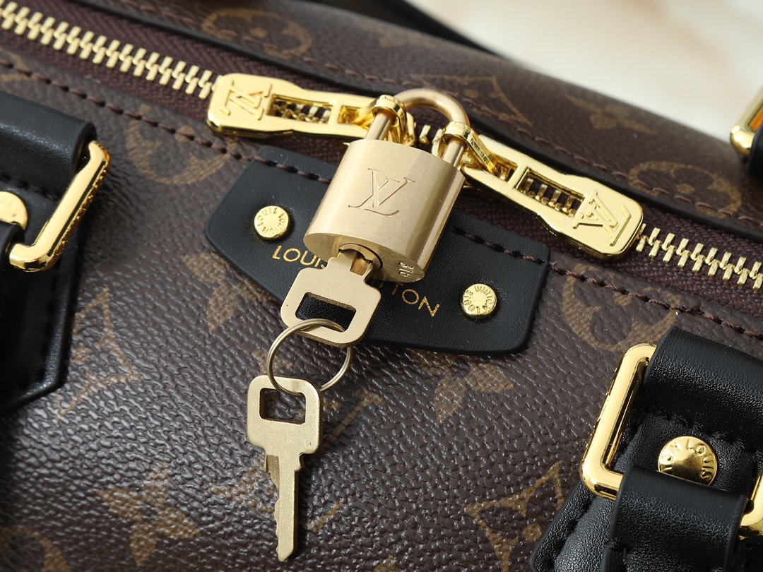 Designer Speedy Trunk 25 Handbag - Brown - Gorchic - $134.99