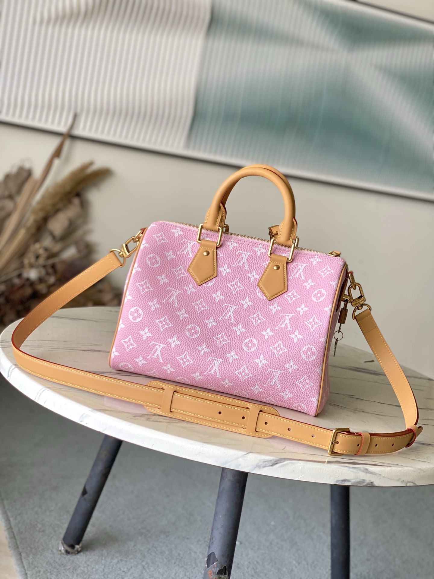 [TOP]Designer LV Speedy P9 Bandoulière 30 Candy Pink - Bag - Gorchic - $659.99