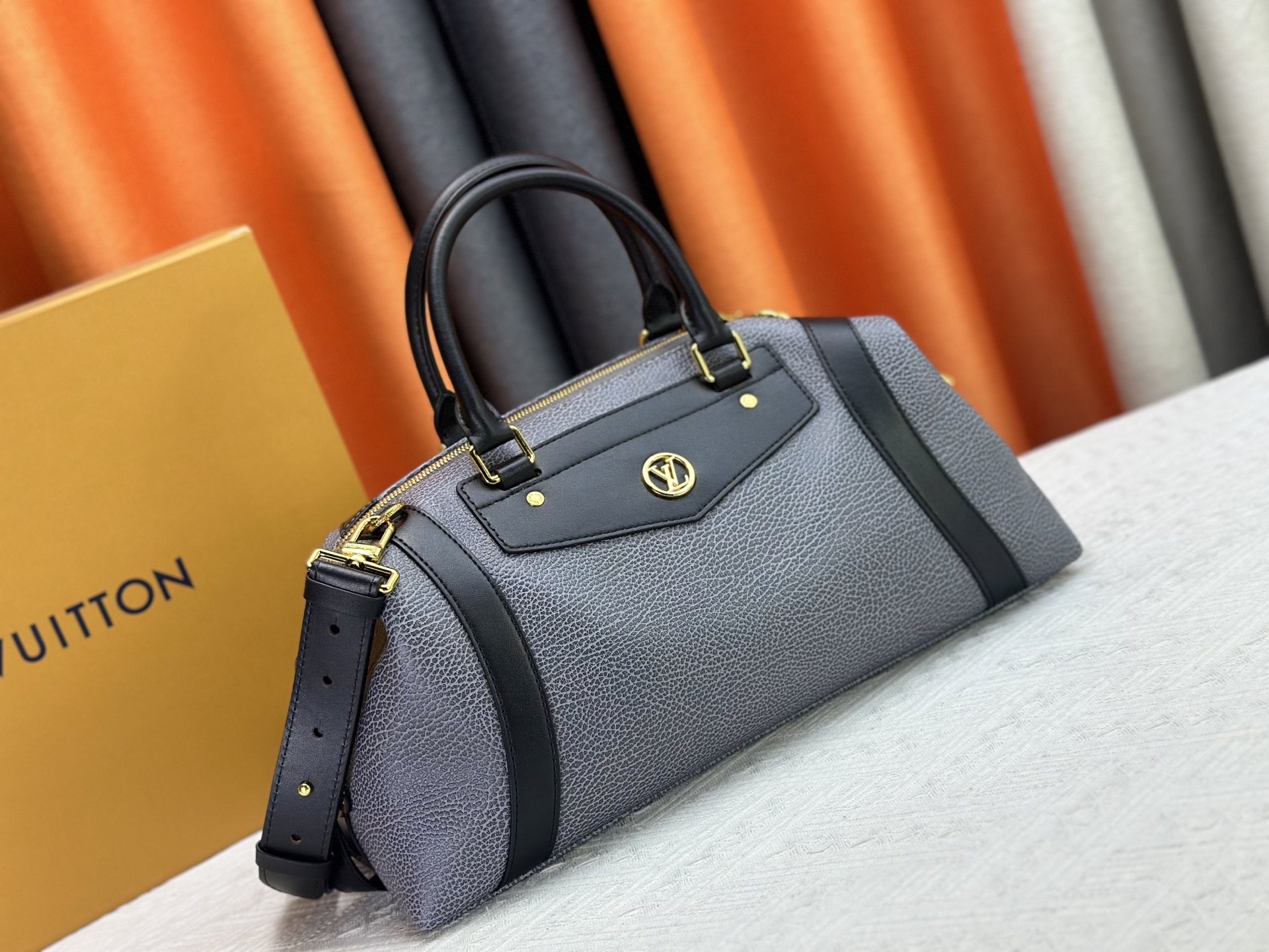 Designer LV Biker MM Handbag - Dark Denim - Gorchic - $136.99