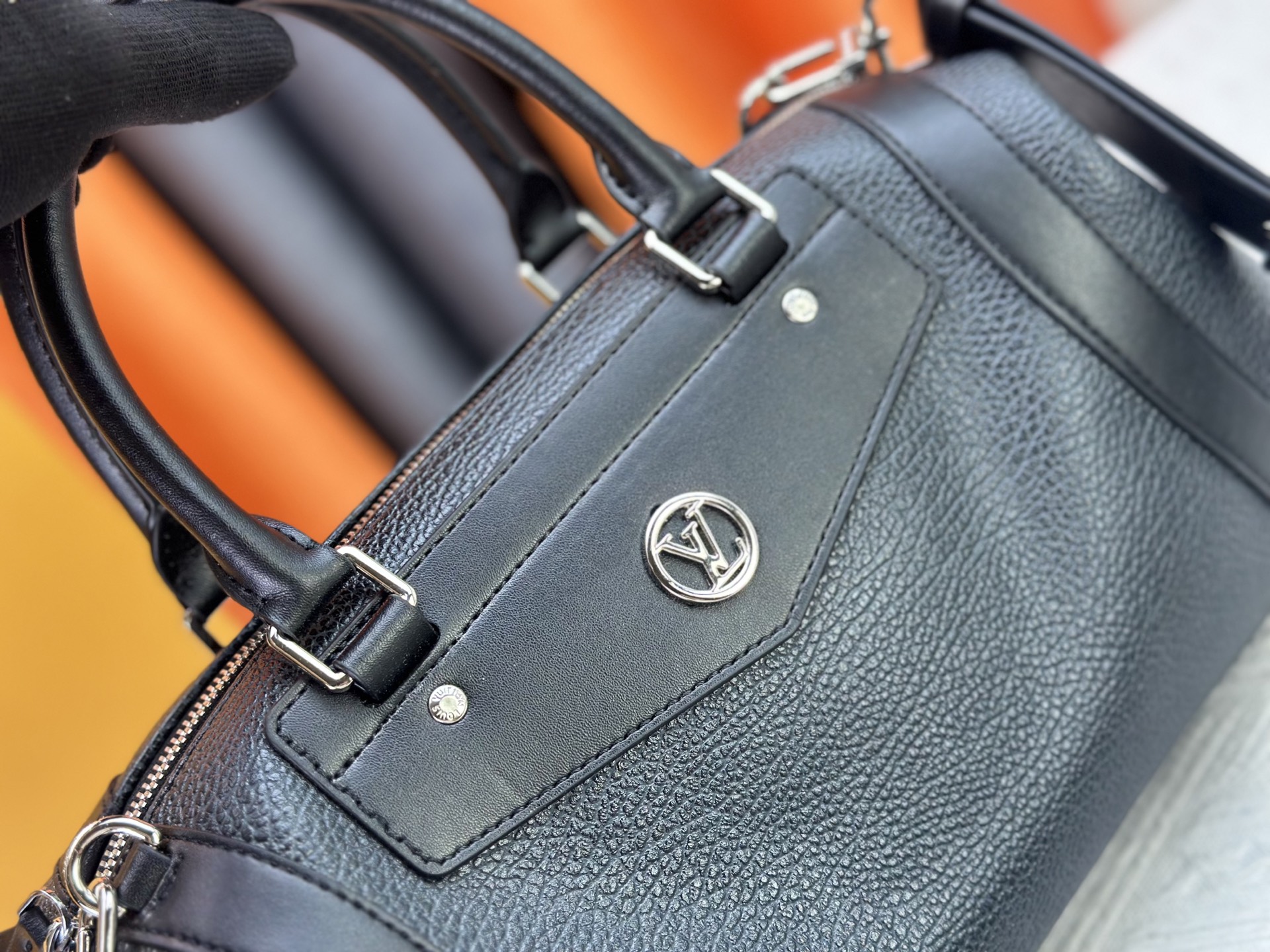 Designer LV Biker Handbag - Black - Gorchic - $128.99