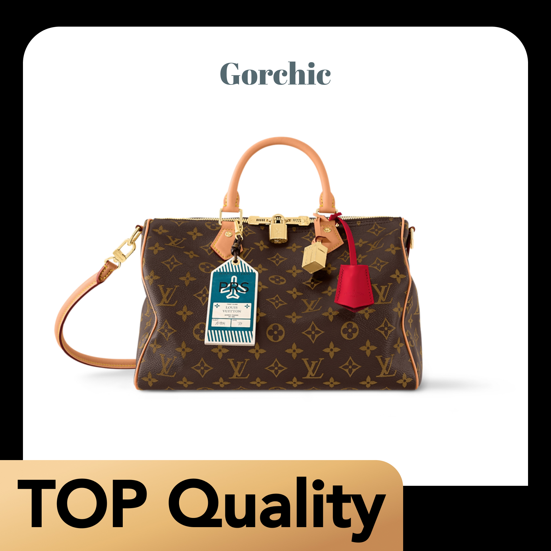 [TOP]Designer Speedy Soft 30 Crafty Boho Red Handbag - Gorchic - $403.99