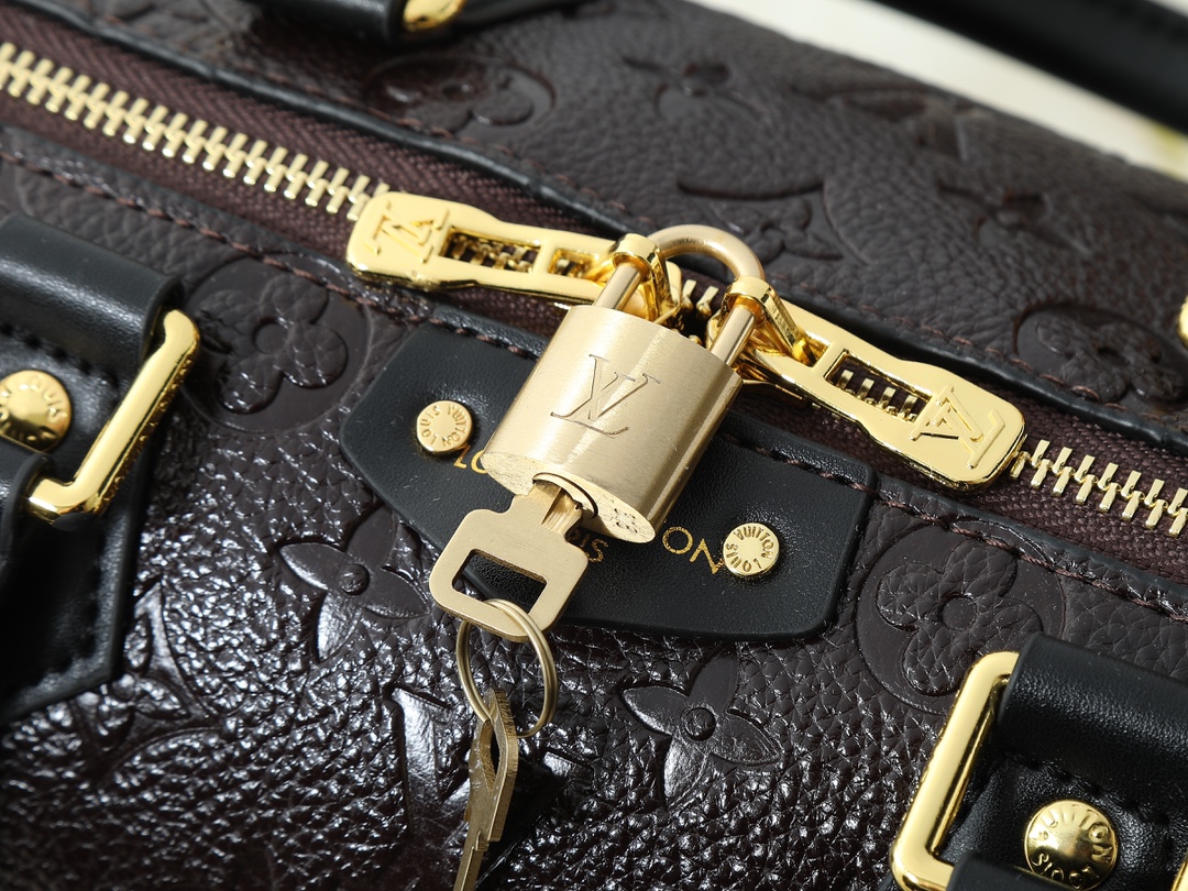 Designer Speedy Trunk 25 Handbag - Acajou - Gorchic - $130.99