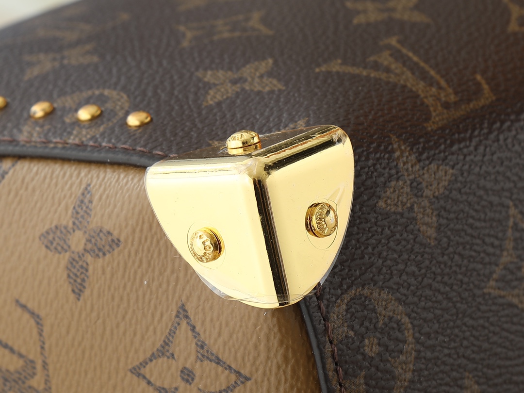 Designer Speedy Trunk 25 Handbag - Brown - Gorchic - $134.99