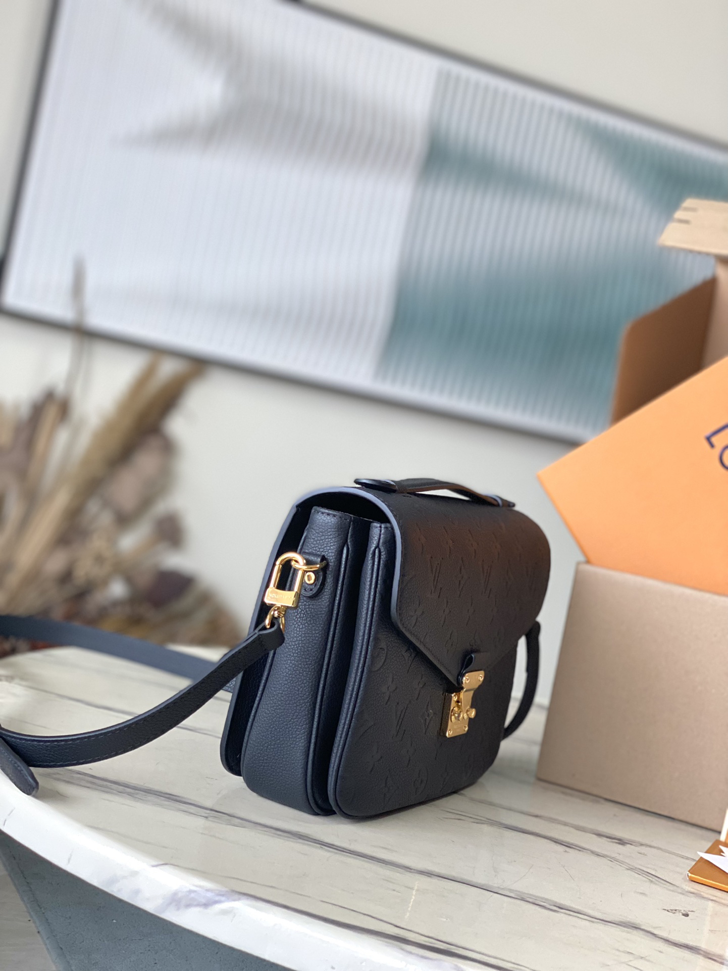 [TOP]Designer Empreinte Monogram Leather Black Pochette Métis - Bag - Gorchic - $382.99