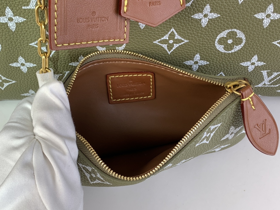 [TOP]Designer SPEEDY P9 BANDOULIERE 30 HANDBAG Green Sancha - Bag - Gorchic - $659.99