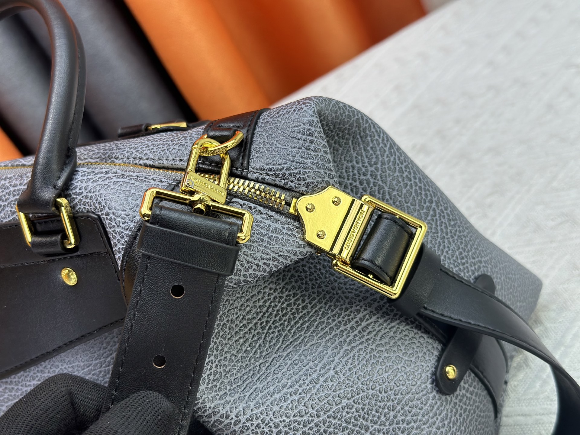 Designer LV Biker MM Handbag - Dark Denim - Gorchic - $136.99