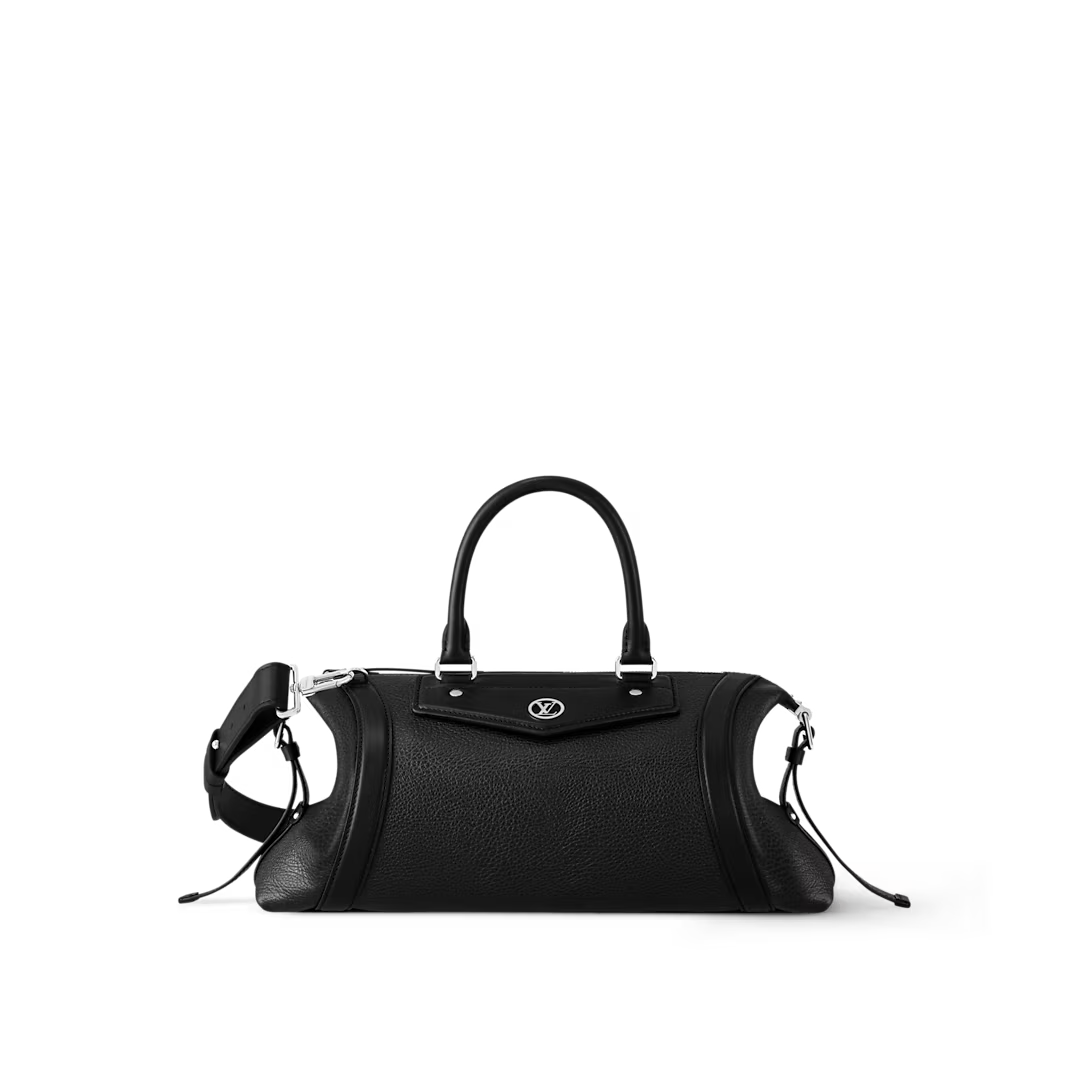 Designer LV Biker Handbag - Black - Gorchic - $128.99