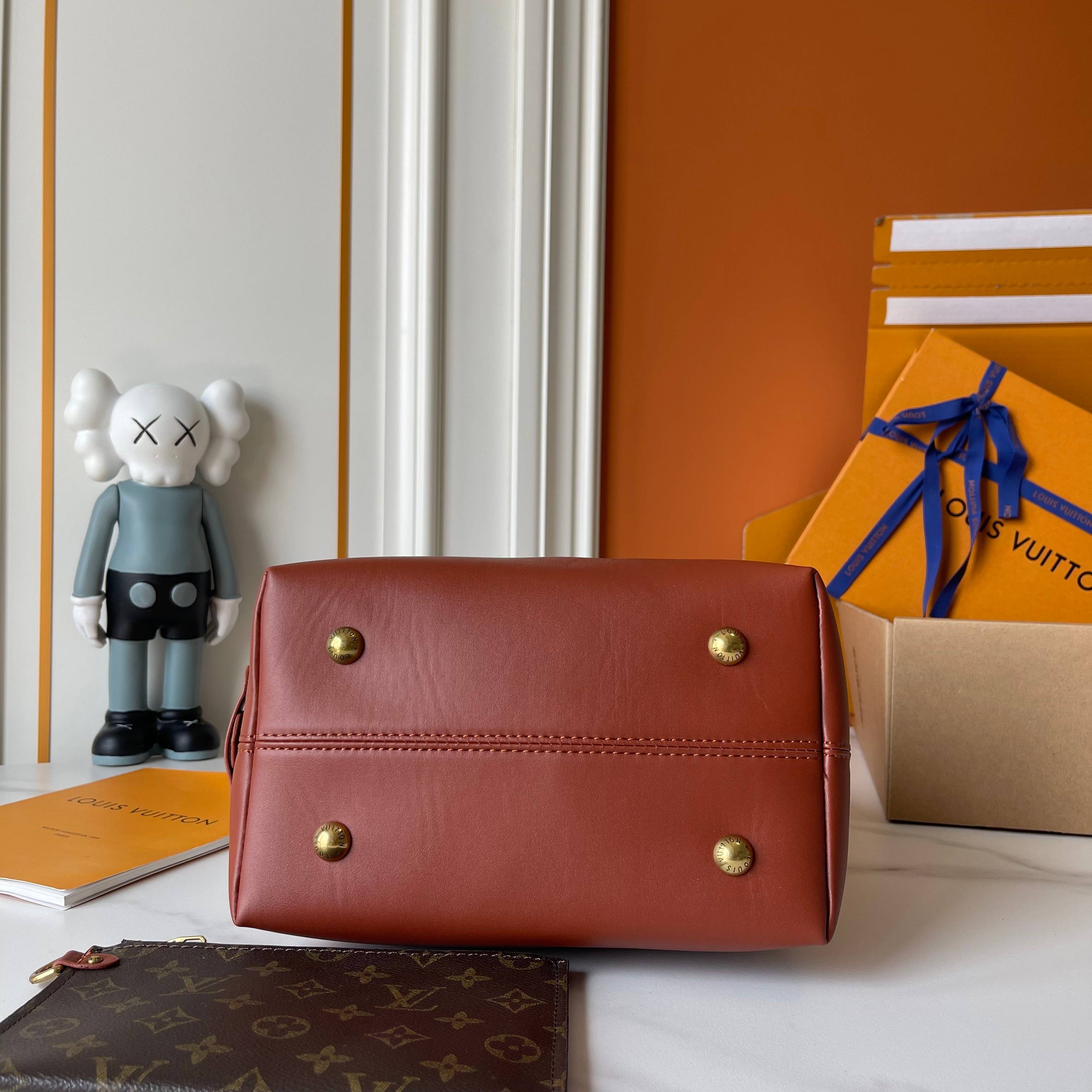 Designer Low Key Hobo PM Hangbag - Ecru/Cognac - Gorchic - $126.99